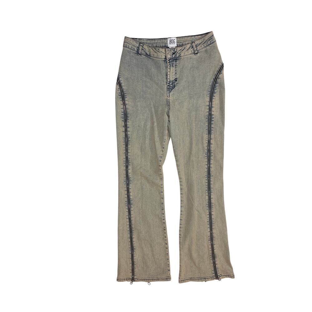 BDG Women's Sz 29 denim jeans full-length zippers Y2K Urban outfitters Skater